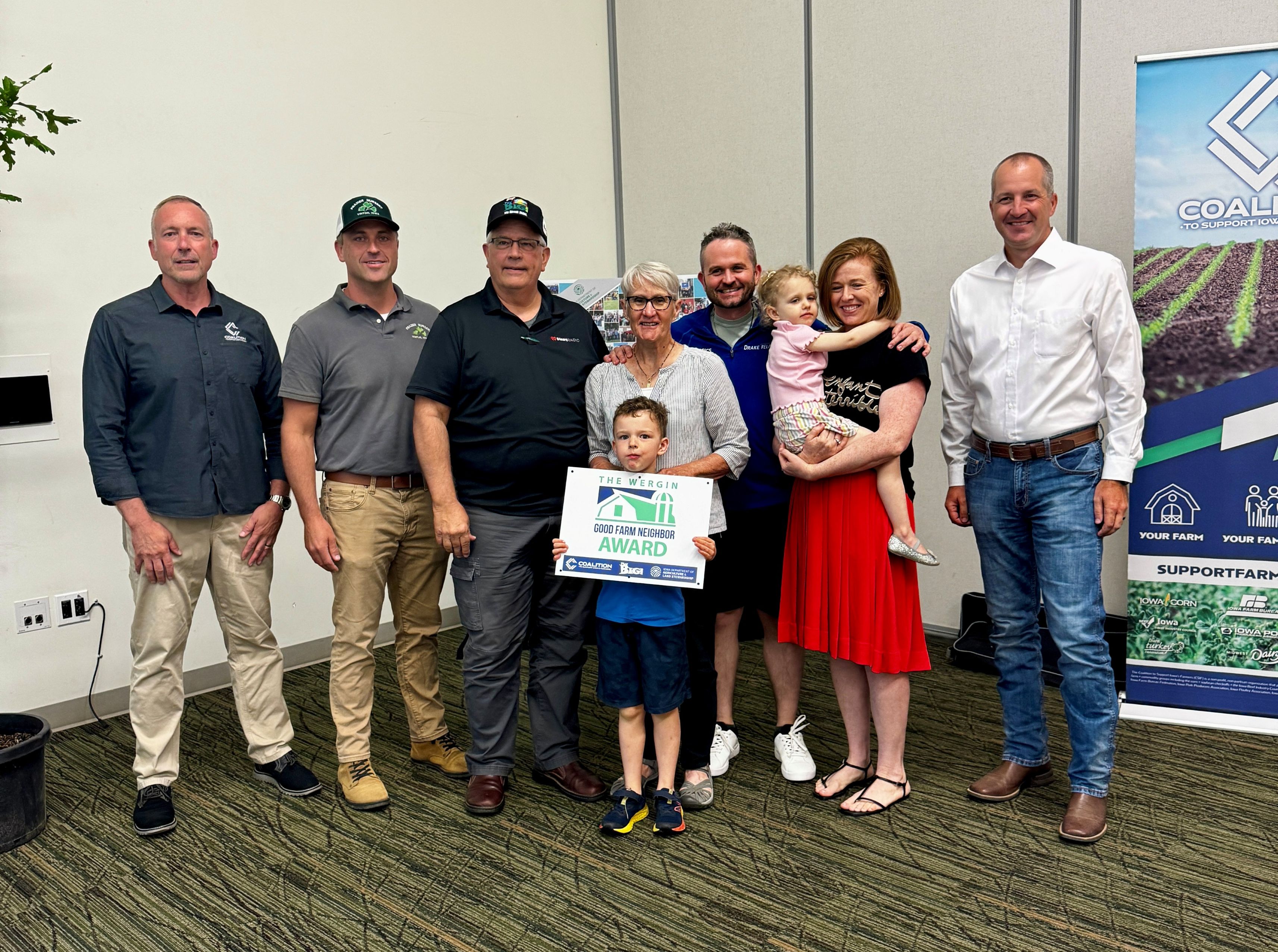 Bob Quinn received Good Farm Neighbor Award