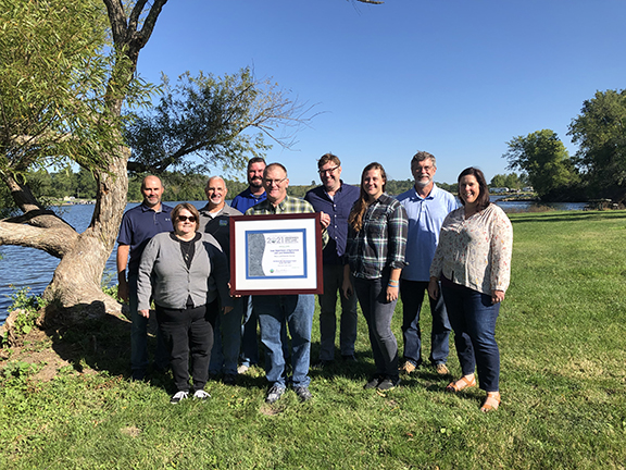Iowa Department of Agriculture and Land Stewardship's Mines and Minerals Bureau wins Abandoned Mine Land Reclamation Award