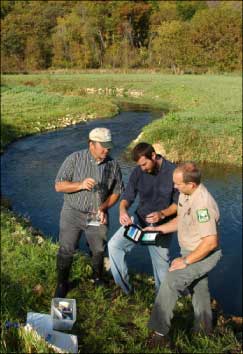 Technicians at Catfish Creek