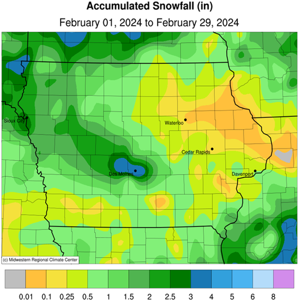 Monthly Weather Report | Iowa Department of Agriculture and Land ...