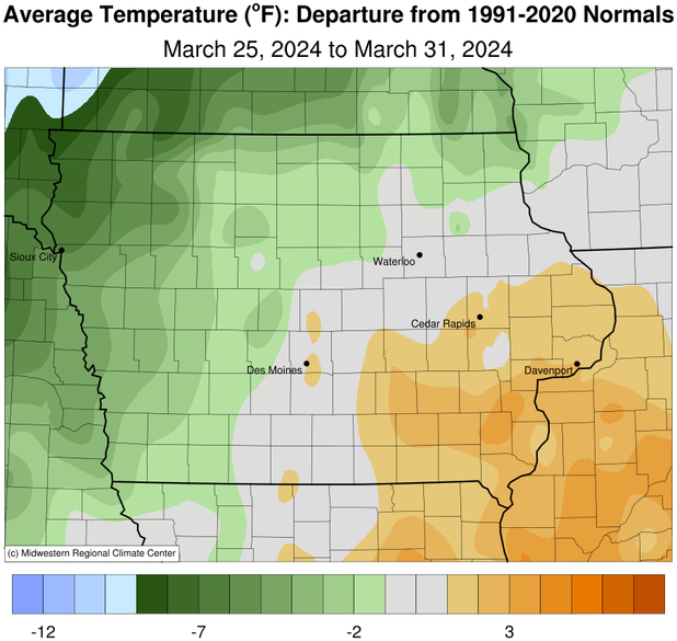 Weekly Growing Season Report | Iowa Department of Agriculture and Land ...