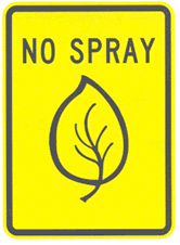 spray sign