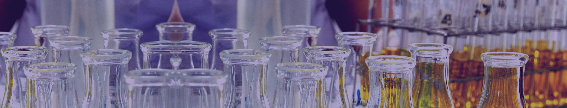photo of lab bottles