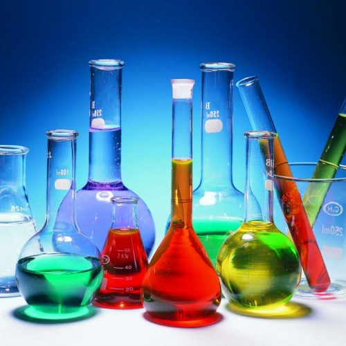 Photo of beakers and test tubes